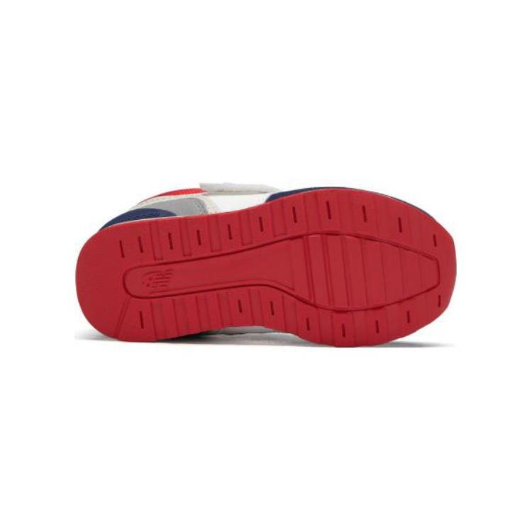 New Balance NB 996 Durable Breathable Low-Top Running Shoes White Red Blue Infant And Toddler