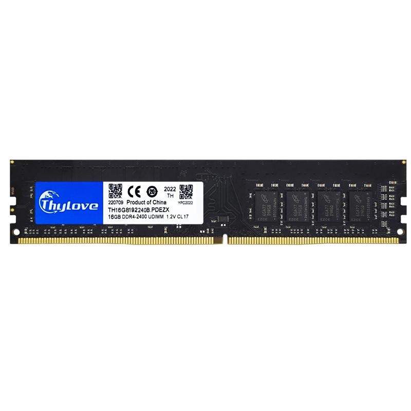 

Память Thylove DDR4 16 ГБ 2400 МГц PC4-19200 1,2 В для настольного компьютера