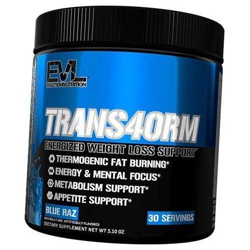 

Complex for weight loss and energy, Trans4orm Powder, Evlution Nutrition 144g Blue Raspberry (02385007) Blueberry