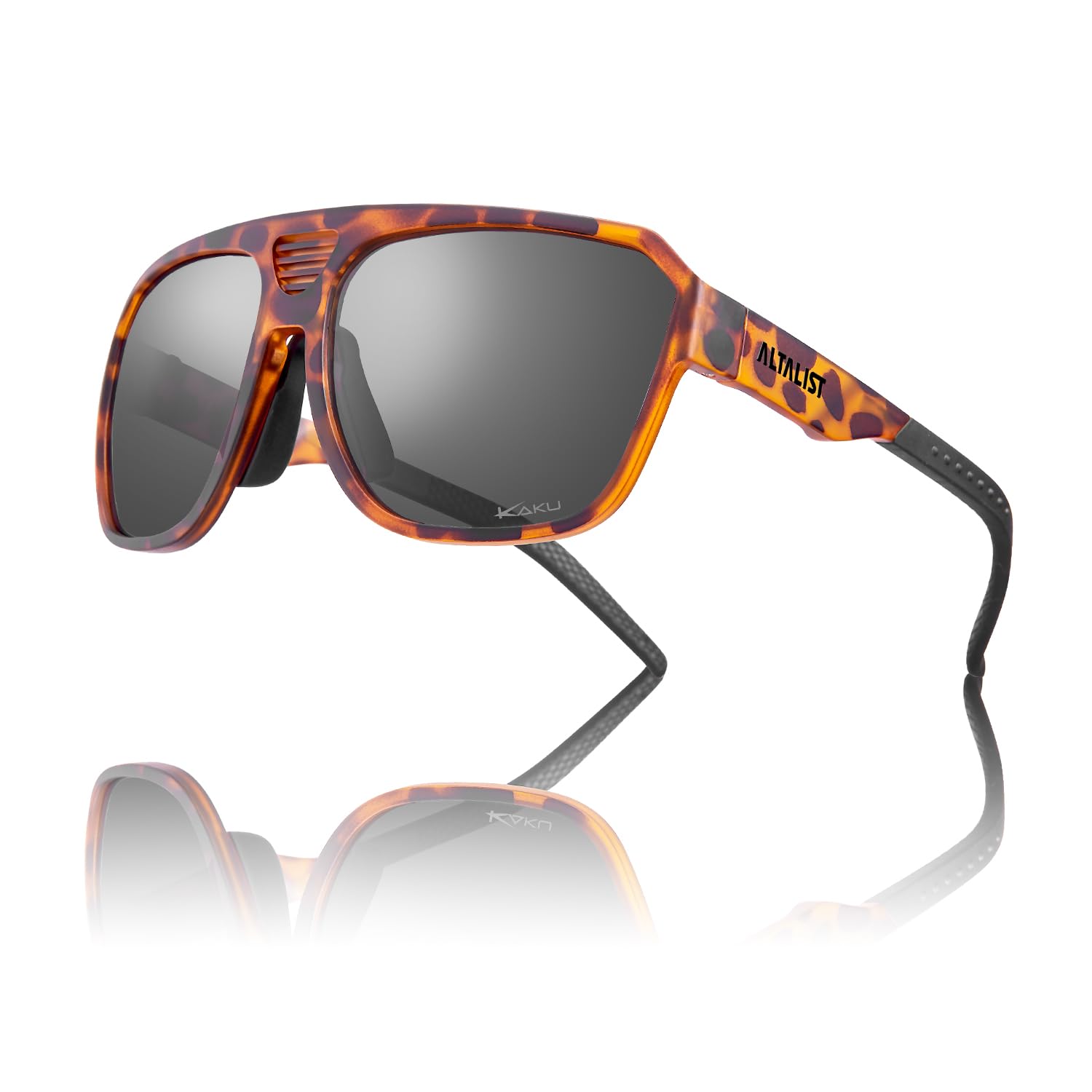 

ALTALIST KAKU LS2 Polarized Lenses (Matt Tortoise Frame, Smoke Blue Lens)