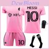2324 Miami Internațional Messi 10 Tricou de Fotbal de Casă Material cu Fibră Ultra-fină