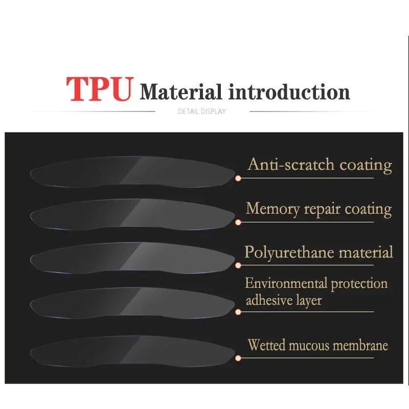 For Porsche Macan 2018- TPU Film Window Center Pillar Protective Film Anti-scratch Cover Car Protector Exterior Accessories