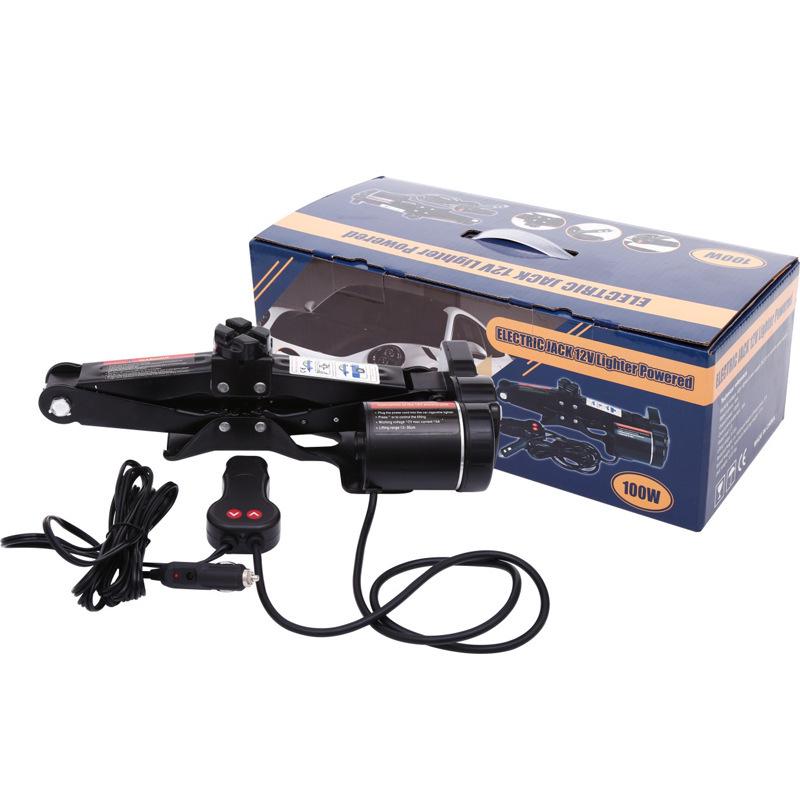 Electric 12V Scissor Jack Vehicle Tire Change Tool