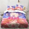 3D Print Cartoons Black Stone NANA Manga Bedding Set Single Twin Full Queen King Size Bed Set Adult Kid Bedroom Duvet Cover Sets