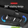Dongfeng Nano Auto Tweerichtings Brilcliphouder voor Zonneklep Zonnebrillen