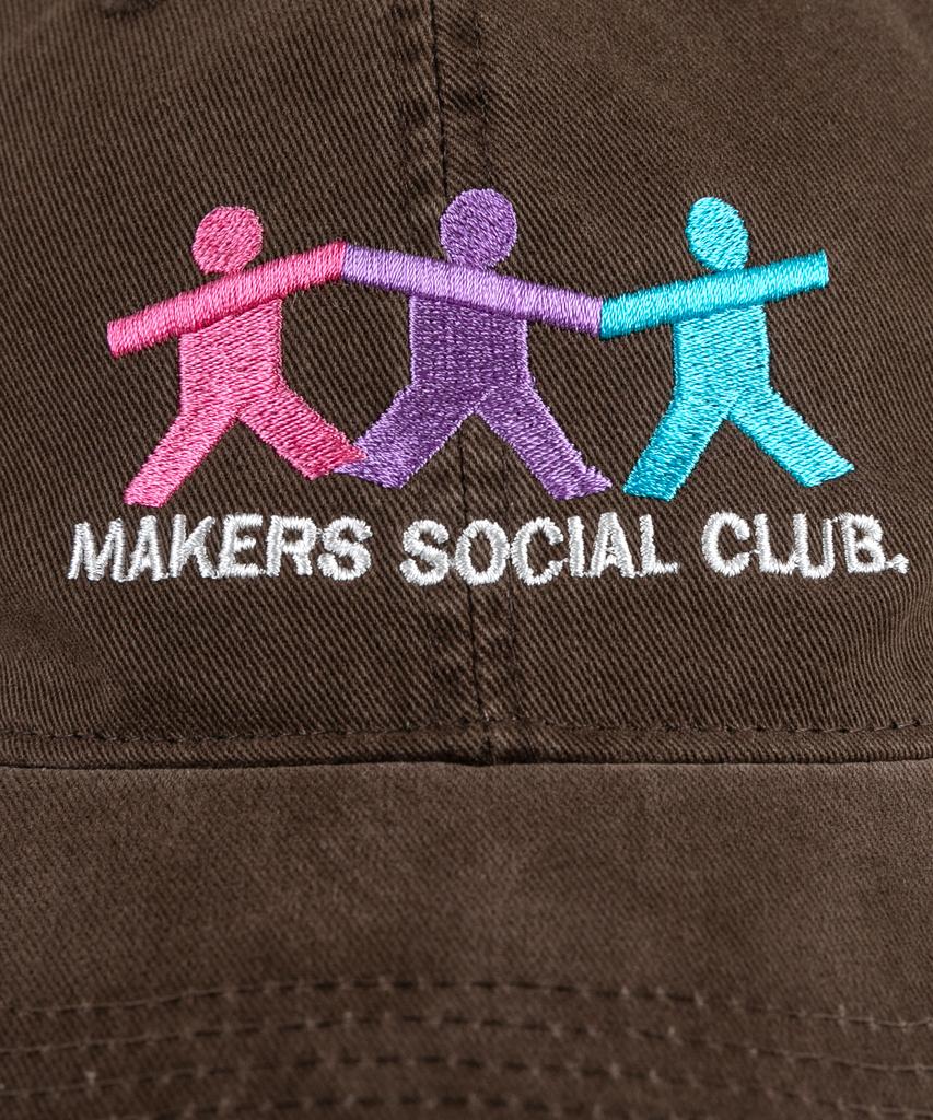 Wig Makers Social Club Cation Ball Cap - Brown