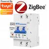 Controlled fuse 2x 16A ZigBee TUYA En measurement