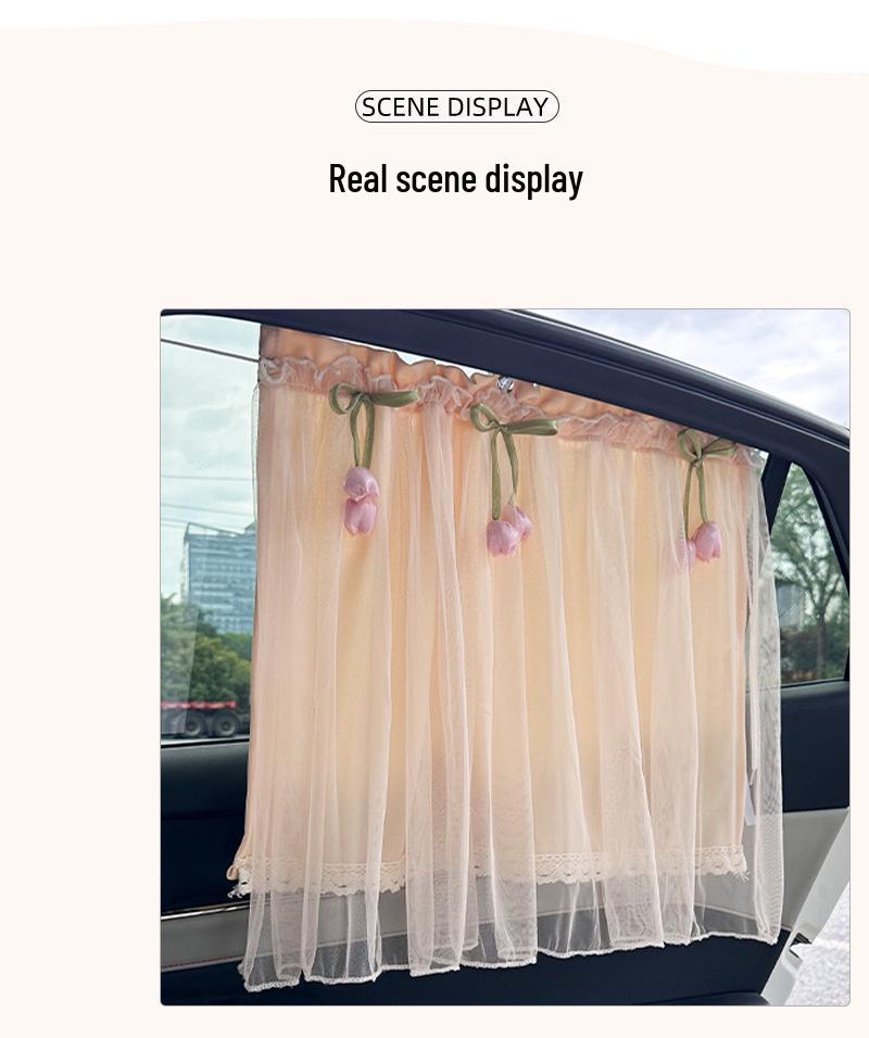 Car Sun Shade Curtains: Track Type, UV Protection, Heat Insulation, Privacy for Baby & Children