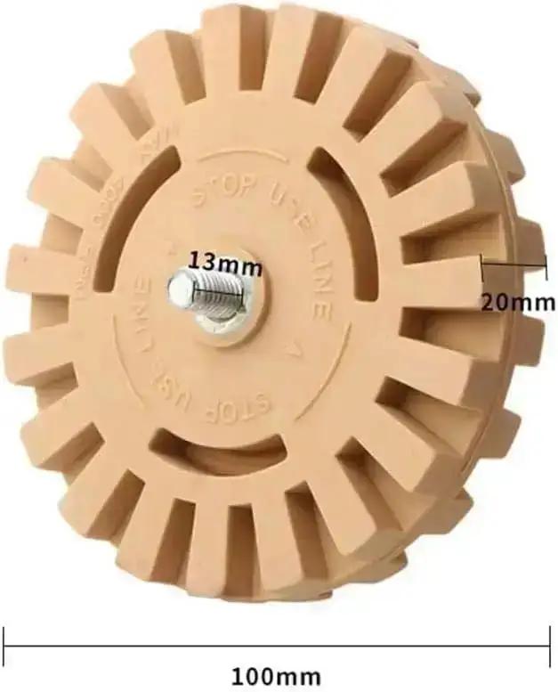 1 Pcs Rubber Eraser Wheel Pad Polishing Kit Wheel Car Sticker Remover Tool For Automotive RV And Boat Pinstripe Sticker
