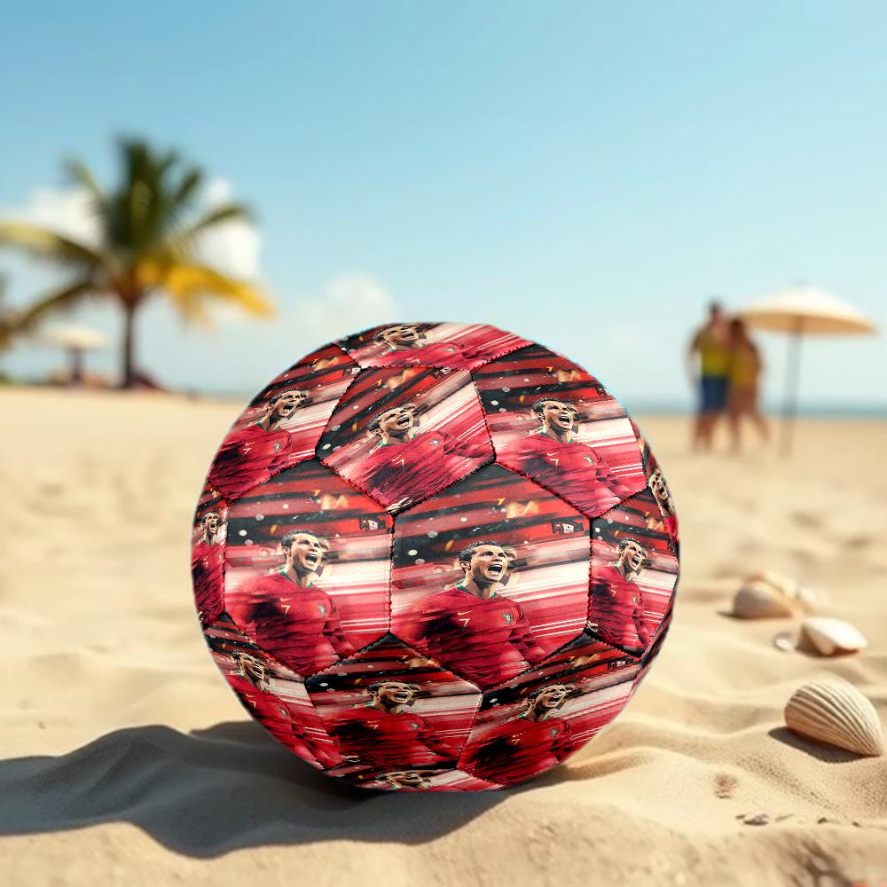 Cristiano Ronaldo Size 5 Football High Elastic Soccer Ball For Outdoor Competition Daily Training Play