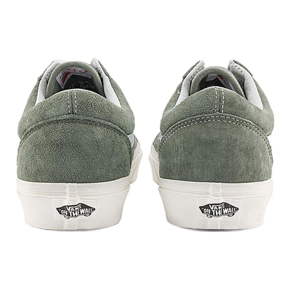Vans Old Skool Comfortable Versatile Durable Breathable Low-Top Skate Shoes Unisex Sneakers Gray Green VN0005UFBY1