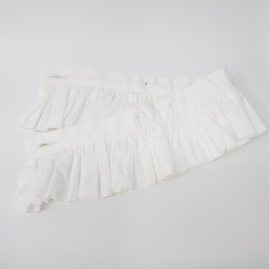 PRUNE GOLD SCHMIDT White PGICOSHI008J Front button frill shirt tops 36 whiteUsed