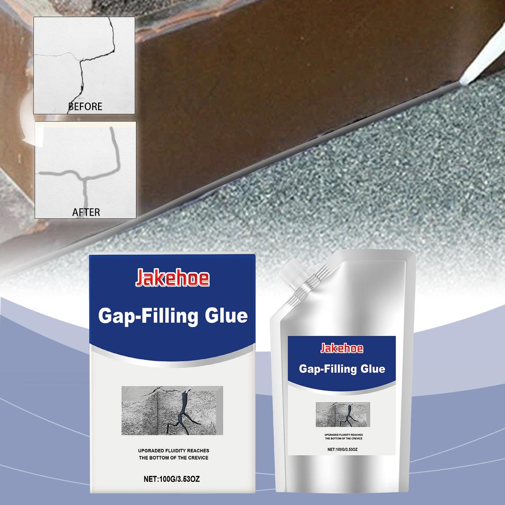100g Crack-Resistant Sealant - Transparent Waterproof Filler for Gaps Joints, Multi-Surface Repair Glue for Home Construction