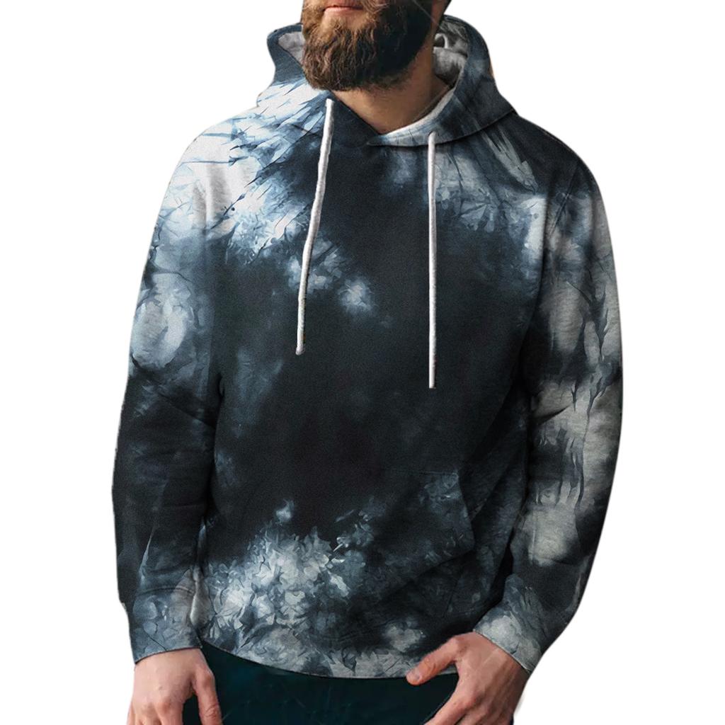 Men Pullover 3D Print Sweatshirt Couples Hooded Long Sleeve Women Plus Size Loose Hoodie