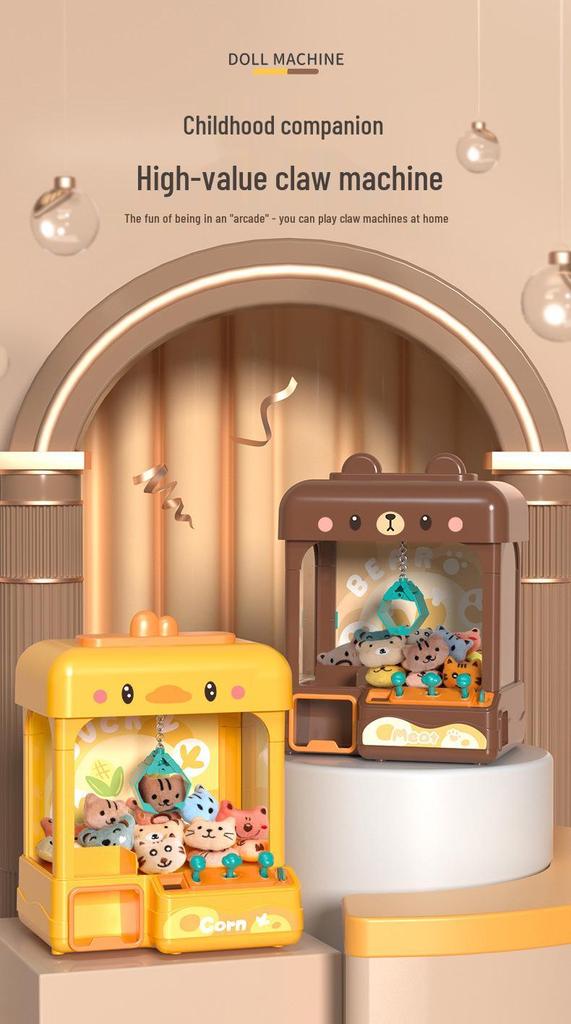 Cartoon Claw Machine Toy: Cute Companionship and Fun Game for Kids