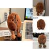 Niedliche Kaffeebohne Plüschpuppe Spielzeug Serie Kaffeetasse Hängeanhänger Geschenk für Freundin 13cm Braun