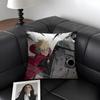 TTrigun StampedeE Anime Cushion Cover Natural Linen Organic Fabric DoubleSided Printing Sofa Home Decor Gift Pillow Case