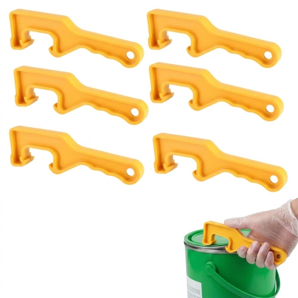 6pcs Effortless Opening Bucket Lid Opener PVC Bung Wrench Plastic Bucket Opener Industrial
