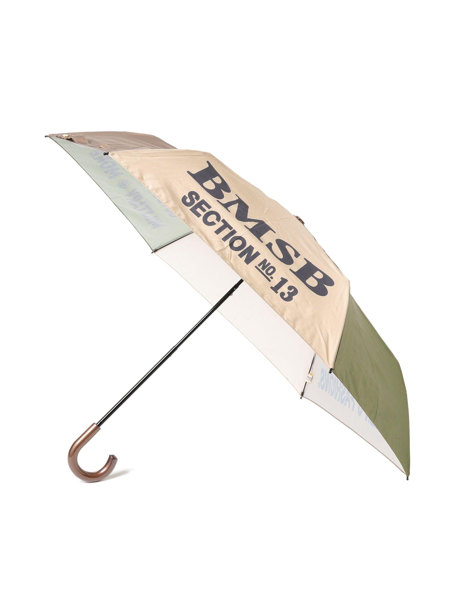 

Beams Boy Women s Printed Folding Umbrella, Sun and Rain, One Size, Olive