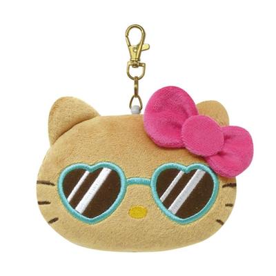 K Společnost Hello Kitty Face Pouzdro na průkazku Sluneční brýle H10 x Š13 x (Série Suntan) KTHI-PC-SU D4.7cm