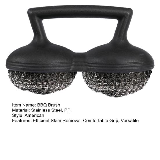 Kartáče z nerezové oceli s drátěnou koulí Kuchyňské čisticí náčiní Čistič mřížky grilu Nástroj na odstranění skvrn od rzi z hrnců a pánví