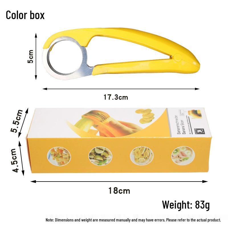 

Креативная ломтерезка для бананов и разделитель для фруктов: Посуда для ежедневного использования, идеально подходит для салатов и блюд