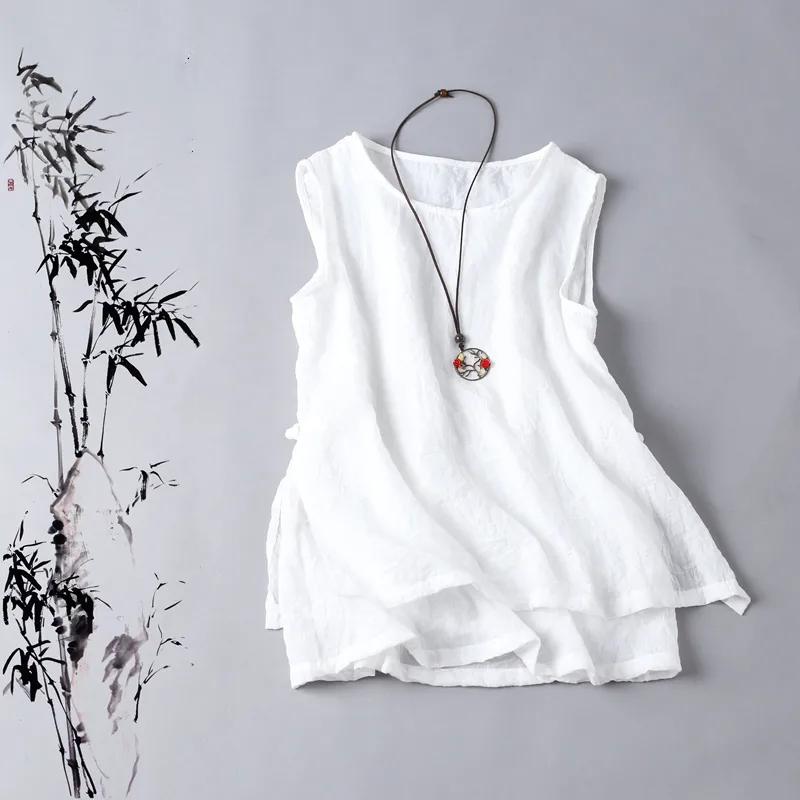 

Women s Summer Thin Sleeveless Camisole Tank Loose Comfortable Splicing Top XS белый