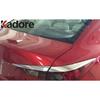 For Mazda 3 Axela 2014 2015 2016 Chrome Car Rear Light Lamp Eyebrow Cover Trim Taillight Eyelid Garnish Strip Accessoires