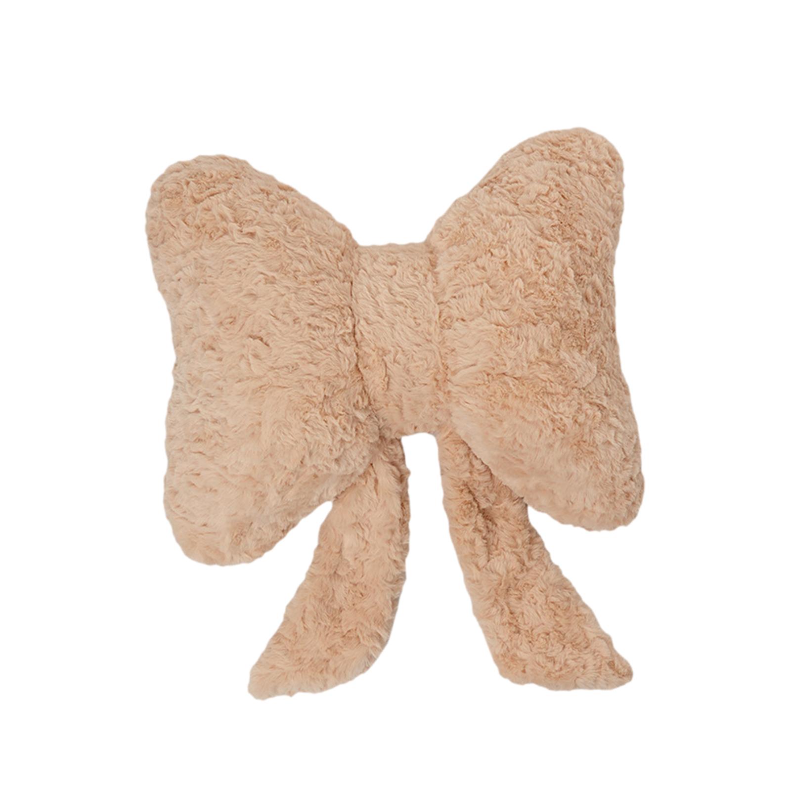 Bow Pillow Sofa Cushion Photo Props Soft Back Support Adorable Bedside Cushion for Office Chair Living Room Bed Birthday Gift хаки