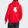 Adidas Originals X Mickey Mouse SS24 Hoodie With Glove Pattern And Signature Stripes Men Hoodie Red IY2275