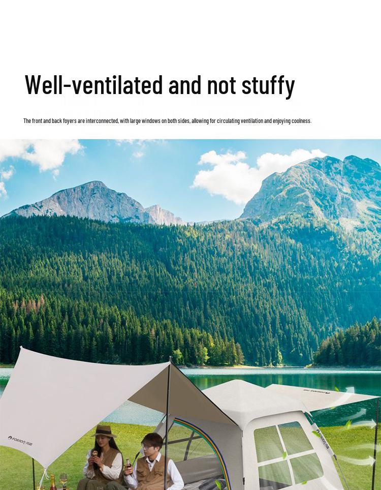 Tragbares Automatisches Faltbares Wasserdichtes Campingzelt