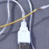 1 Stück Hohe Helligkeit DC5V Lampenteile Diode LED Filament Flexibel DC 5V USB LED 360° Leuchtend Biegsam Kreative Glühbirne