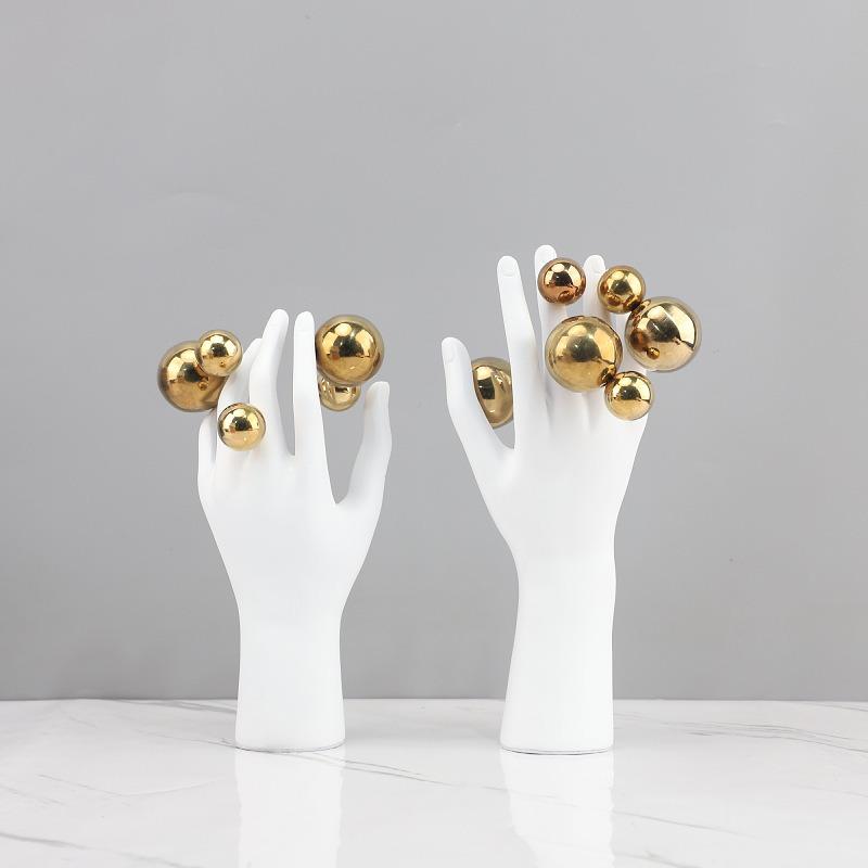 Character Palm Crafts Decoration Desk Decoration Abstract Character Sculpture Room Aesthetic Decoration