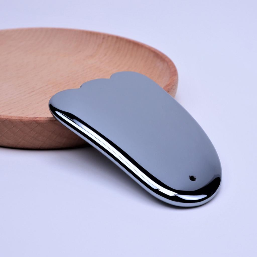 72x50x6mm Gesicht Terahertz Schabebrett Verbessern Sie die Hautelastizität Fördern Sie den Lymphabfluss Massage Gua Sha Werkzeug