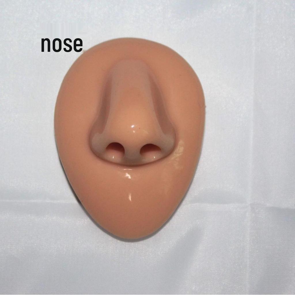 Silicone Ear, Nose, Tongue, Navel, Eye, and Mouth Model of Human Senses