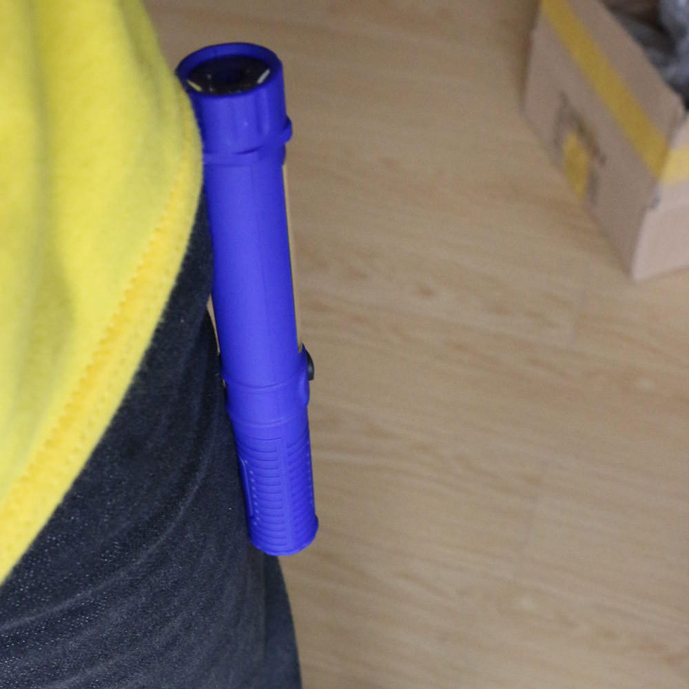 (O casă grozavă)Lanternă super luminoasă COB LED de buzunar pentru inspecție pentru lumină de lucru, cu clemă