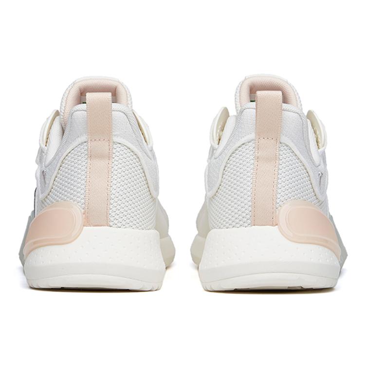 Anta Rubik's Cube Casual Shoes Women's Low Top Ivory White/Shade 1 Gray/Dust Brown 122228800-1