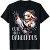 Cute But Dangerous Karate Sheep High Kick T-Shirt(3)