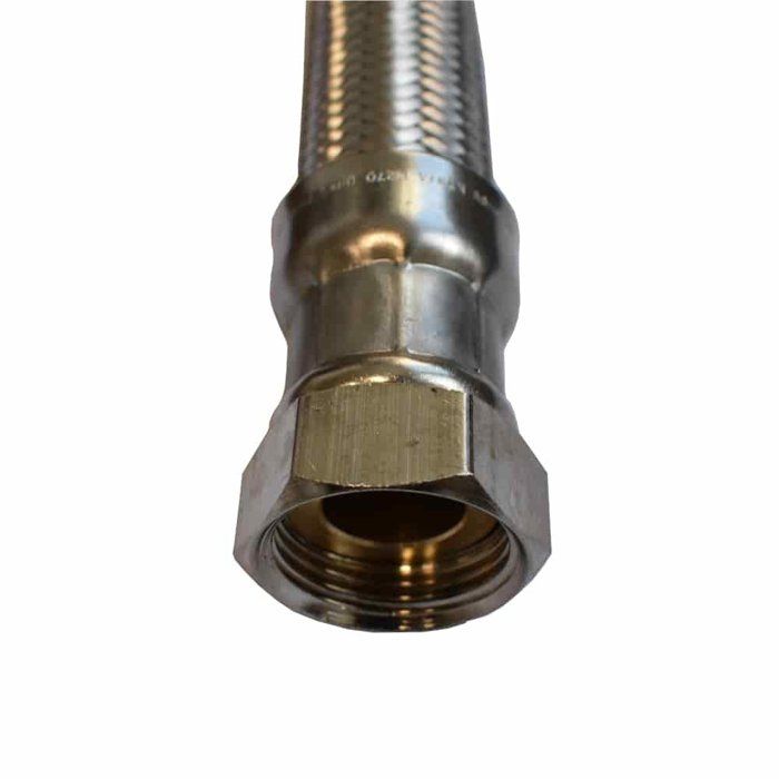 Flexible Inox DN25, 1 Pouce, 500mm, Eau Potable, DVGW