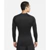 Nike Pro Dry Fit Tight Long Sleeve Fitness Top M   Black White  Fb7920 010