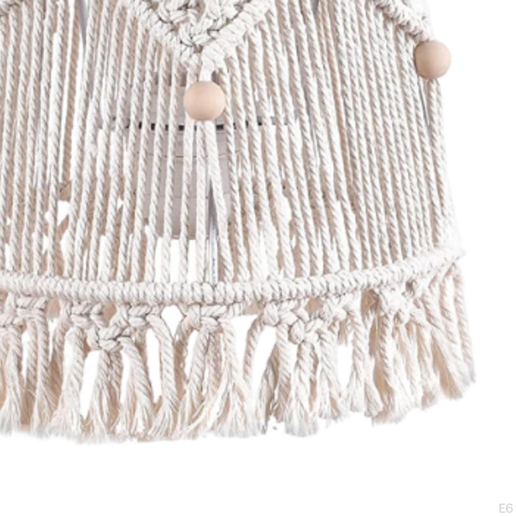 Hanging Macrame Light Shade for Ceiling, Pendant Cover Home And Office