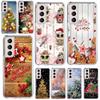 Merry Christmas Tree Phone Case Shell for Samsung Galaxy S22 S23 S24 S25 Ultra S21 FE S20 Plus S10 + S25Edge Soft Pattern Coque