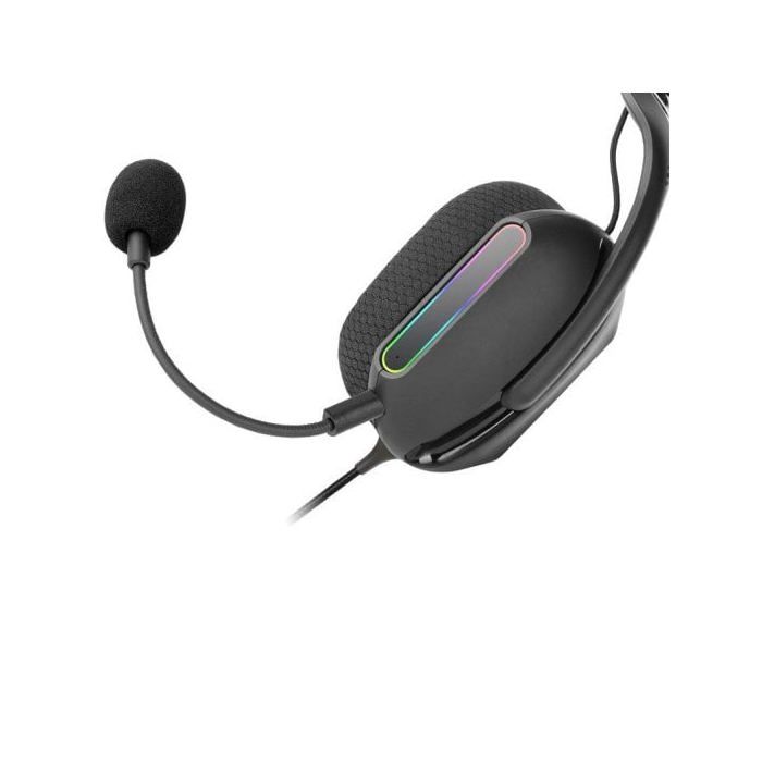 Mars Gaming Mh-pro Auriculares Rgb Flow Sonido Envolvente Almohadillas Air 3d Micrófono Negro