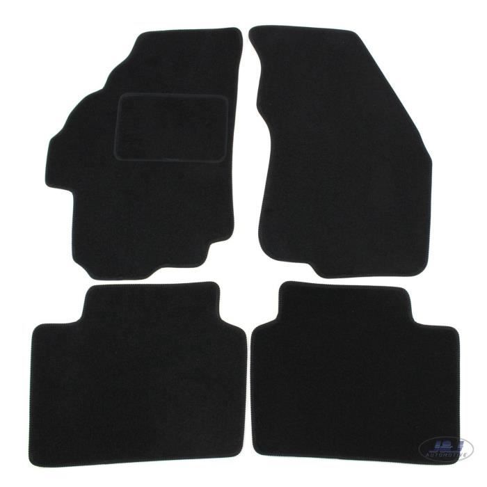 Tapis De Coffre - J&J Automotive - Suzuki Liana - Sur Mesure - Velours Noir - Antidérapant