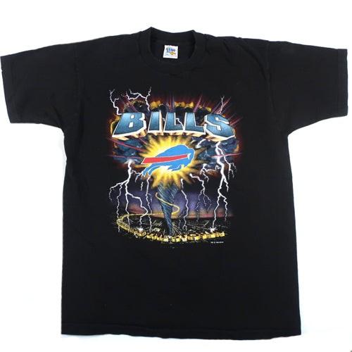 T-shirt Vintage Buffalo Bills NFL style classique manches courtes noir QT4570