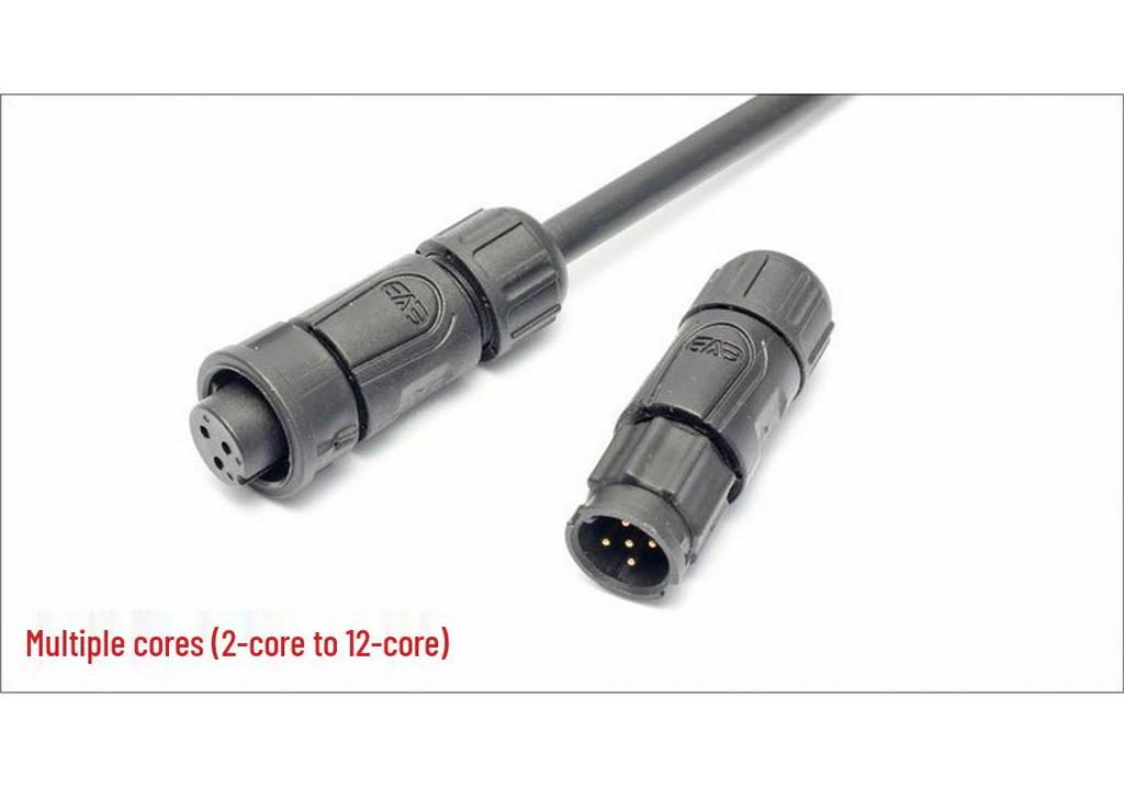 Waterproof Aviation Connector: 2/3/4 Pin Male & Female Plug for LED, Power, Security