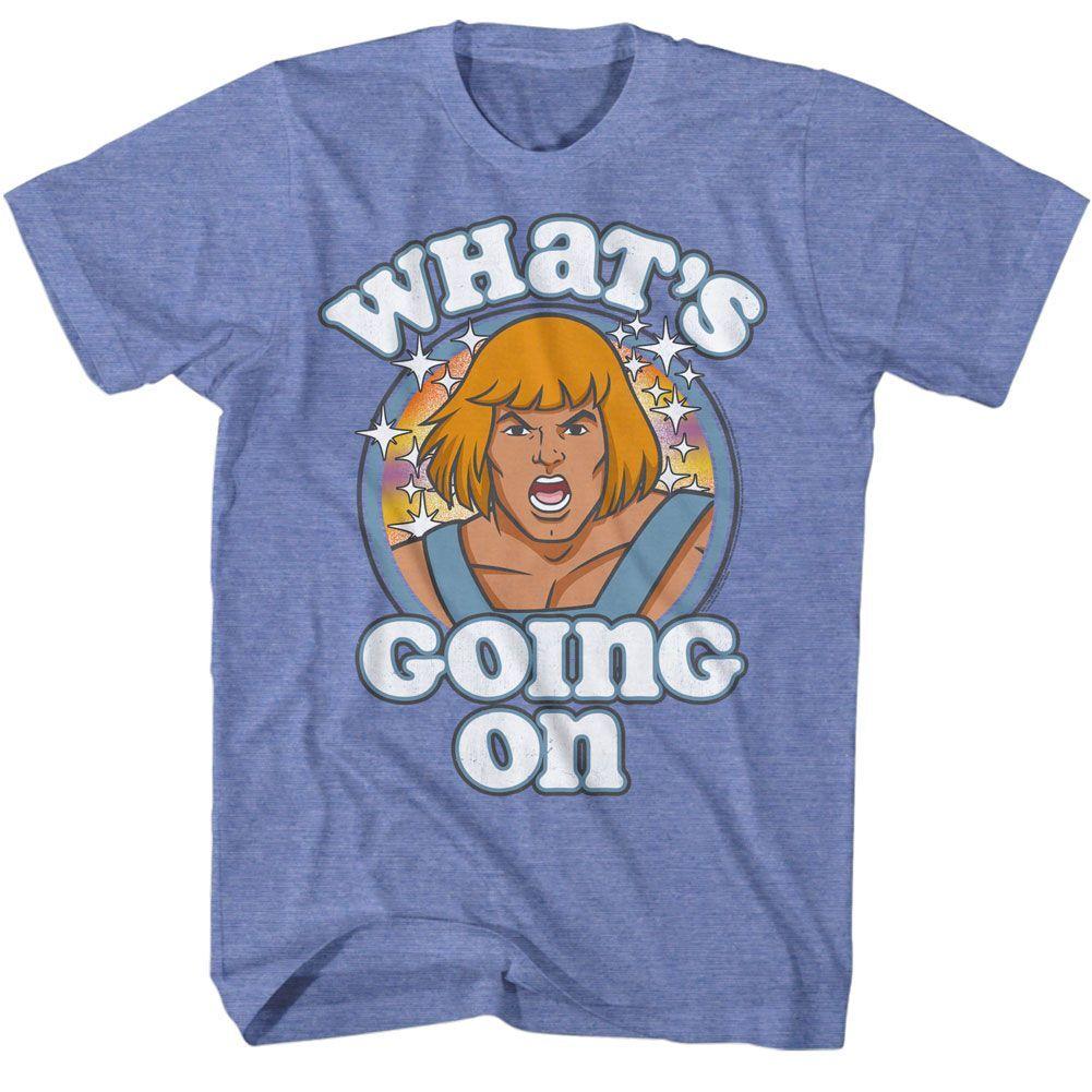 Masters Of The Universe Whats Going On Short Sleeve Heather Adult TSh L