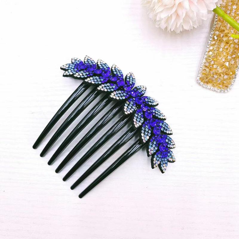 Peigne à cheveux à la mode pour femmes, épingle à cheveux en strass, ornement de cheveux, couvre-chef pour dames, accessoires pour cheveux, 1 pièce