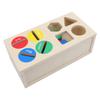 Farbe Form Sortieren Spardose Spielzeug Logisches Denken Feinmotorik Holz Montessori Objekt