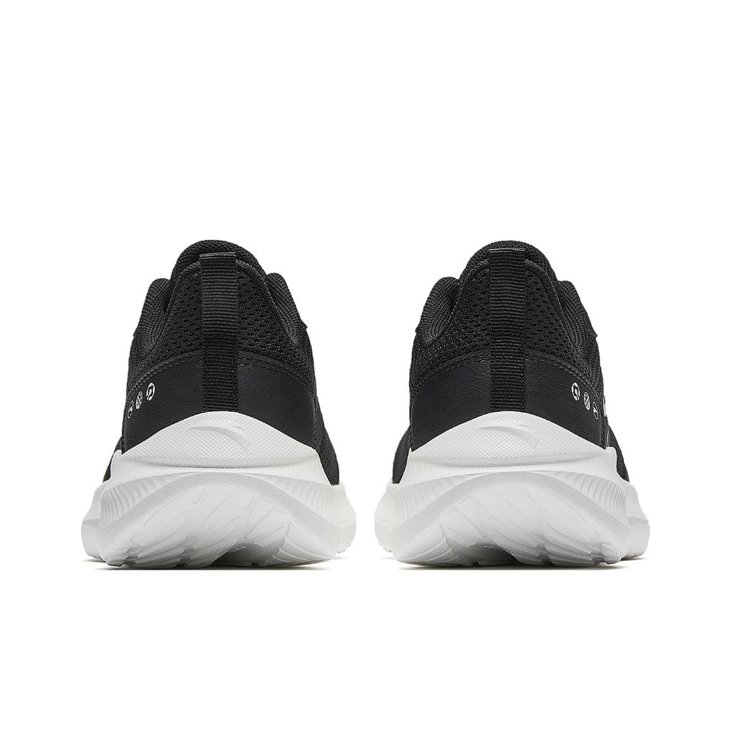 Anta Lightweight Shock Absorbing Running Shoes Women Sneakers Basic-Black Paper-White 922615541-4